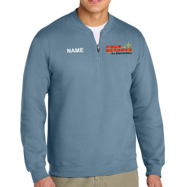 Gildan - Softstyle Midweight Fleece 1/4 Zip - Embroidered Logo **Add Name for $5! ** Thumbnail