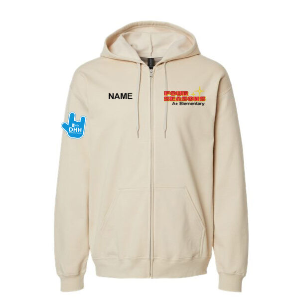 Gildan - Softstyle Full-Zip Hooded Sweatshirt - Embroidered & Printed Logos **Add Name for $5! ** Thumbnail