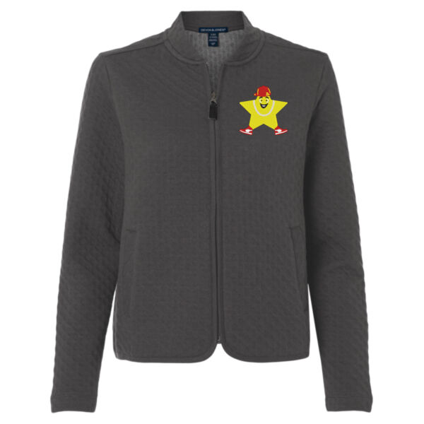 Devon & Jones - Women's Berkeley Textured Full-Zip Jacket - Embroidered Logo Thumbnail