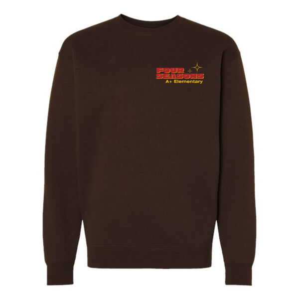 Independent Trading Co. - Heavyweight Crewneck Sweatshirt - Embroidered Logo Thumbnail