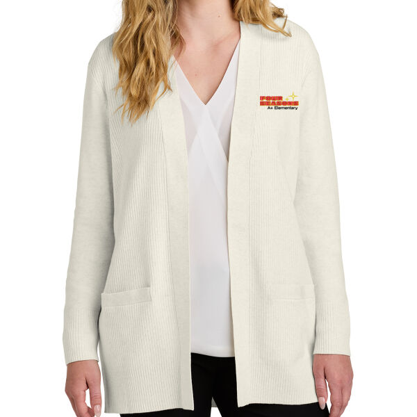 Port Authority - Women's Easy Care Open-Front Cardigan Sweater - Embroidered Logo Thumbnail