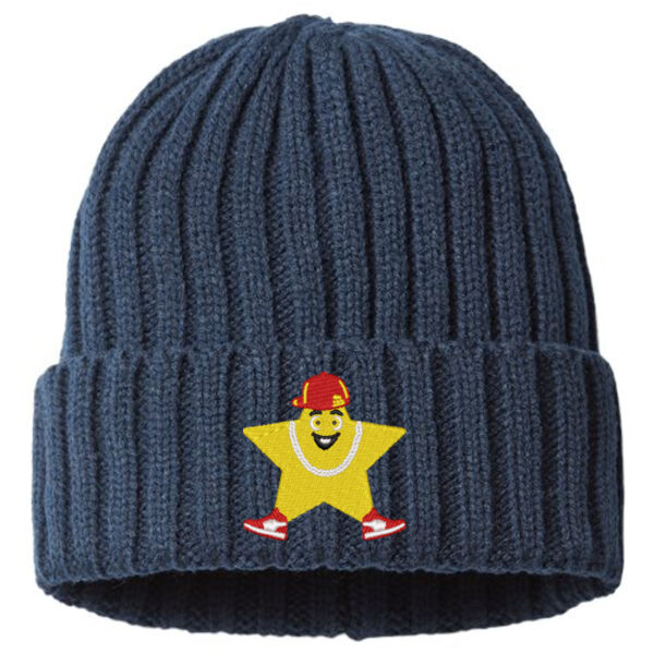 Atlantis Headwear - Sustainable Cable Knit Cuffed Beanie - Embroidered Logo Thumbnail