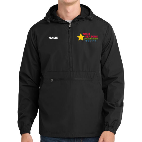 Sport-Tek® Packable Anorak - Embroidered Logo **Add Name For $5** Thumbnail