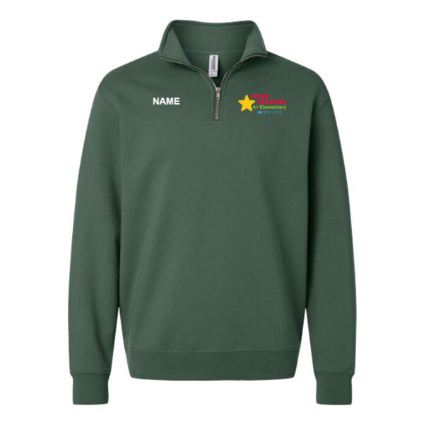 Independent Trading Co. - Unisex Midweight Quarter-Zip Pullover - Embroidered Logo **Add Name for $5! ** Thumbnail
