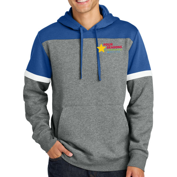 Sport-Tek® Drive Fleece Colorblock Hoodie - Printed Logos Thumbnail