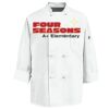 Eight Knot Button Chef Coat with Thermometer Pocket Thumbnail