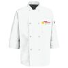 Eight Pearl Button Chef Coat with Thermometer Pocket Thumbnail