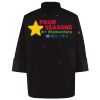 Ten Pearl Button Black Chef Coat Thumbnail