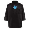 Black Knot Button Chef Coat Thumbnail
