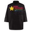 Black Knot Button Chef Coat Thumbnail